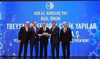 Treysan “Yeşil Dönüşüm Kapasitesini En Çok Geliştiren Firma” seçildi