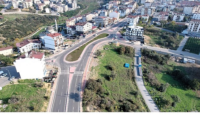 Gebze’de trafik dönel kavşaklarla rahatlıyor